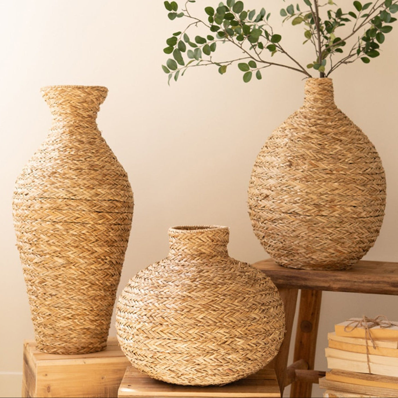 Twisted Paper Vessel Set of 3