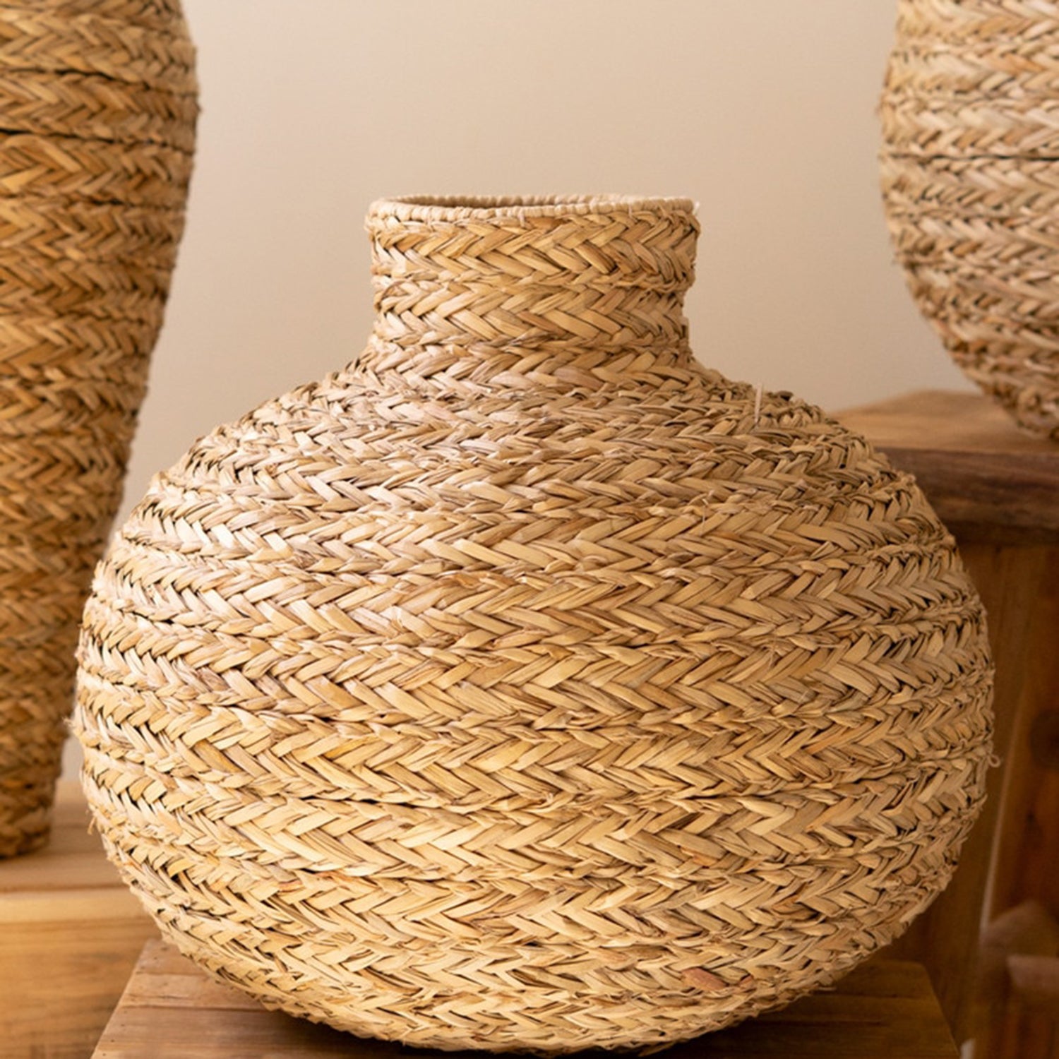 Twisted Paper Vessel Set of 3