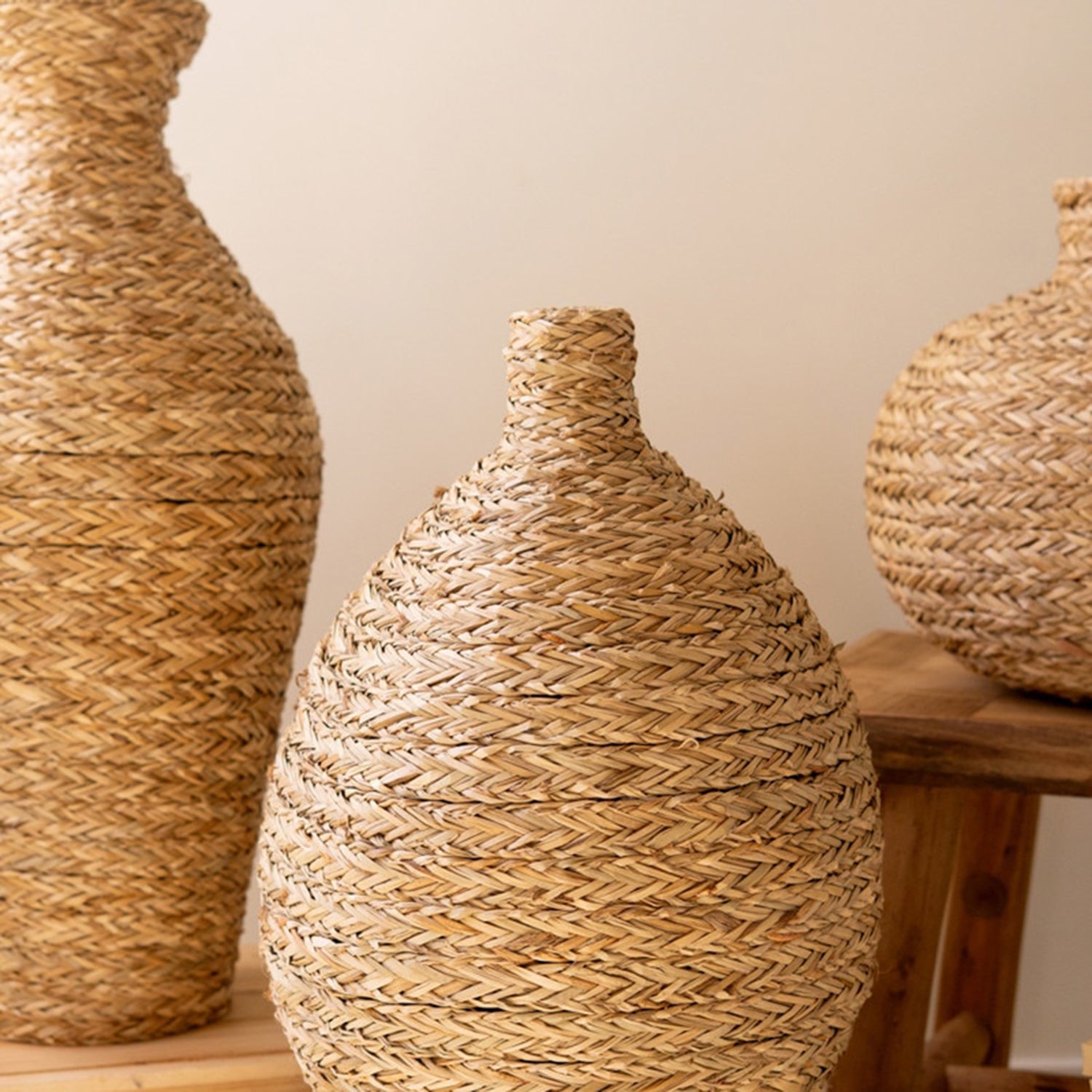 Twisted Paper Vessel Set of 3