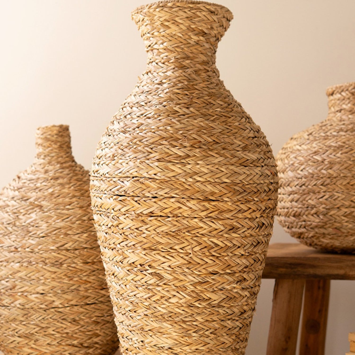 Twisted Paper Vessel Set of 3