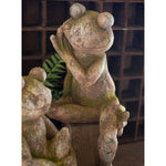 Frog Faux Concrete Statue