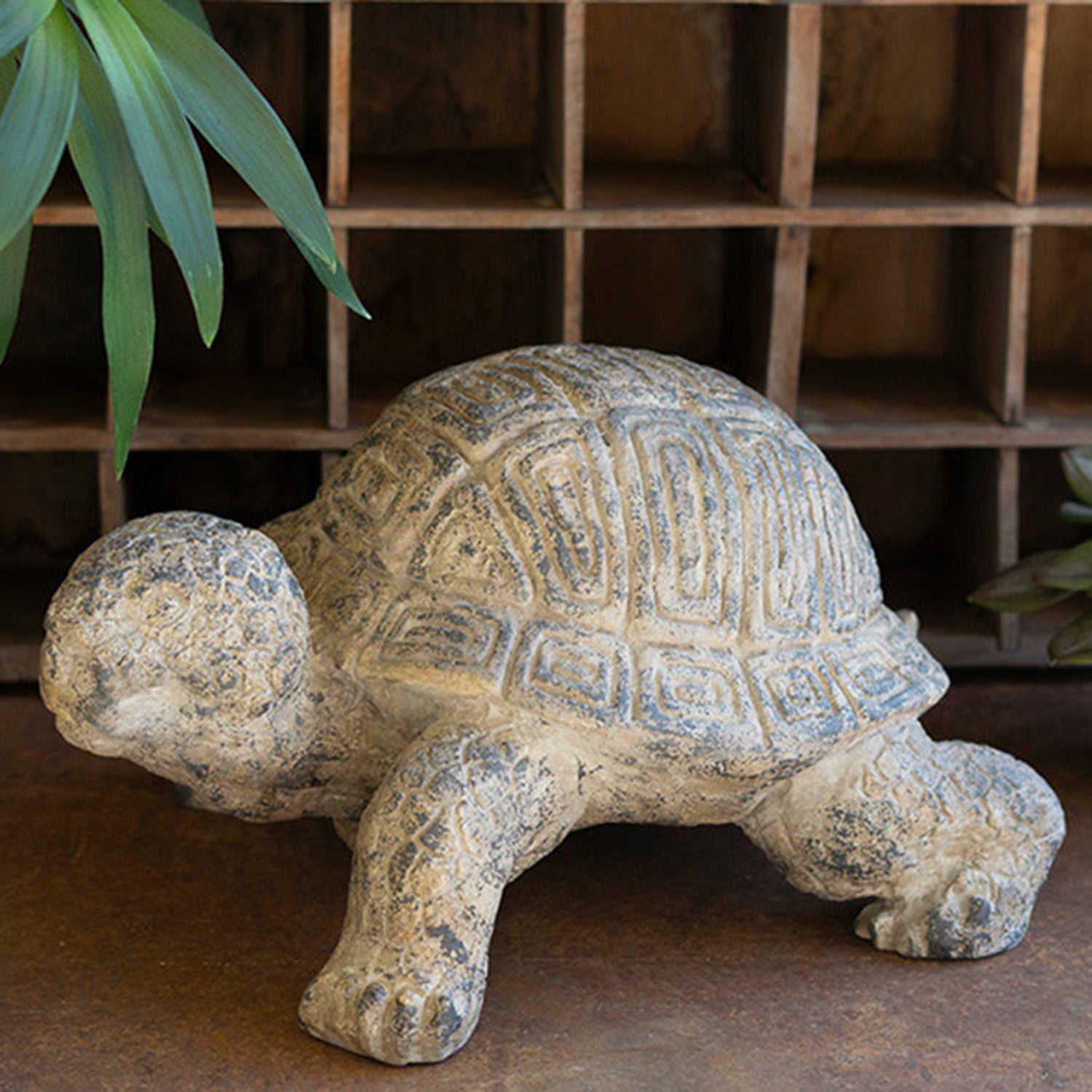 Faux Concrete Turtle