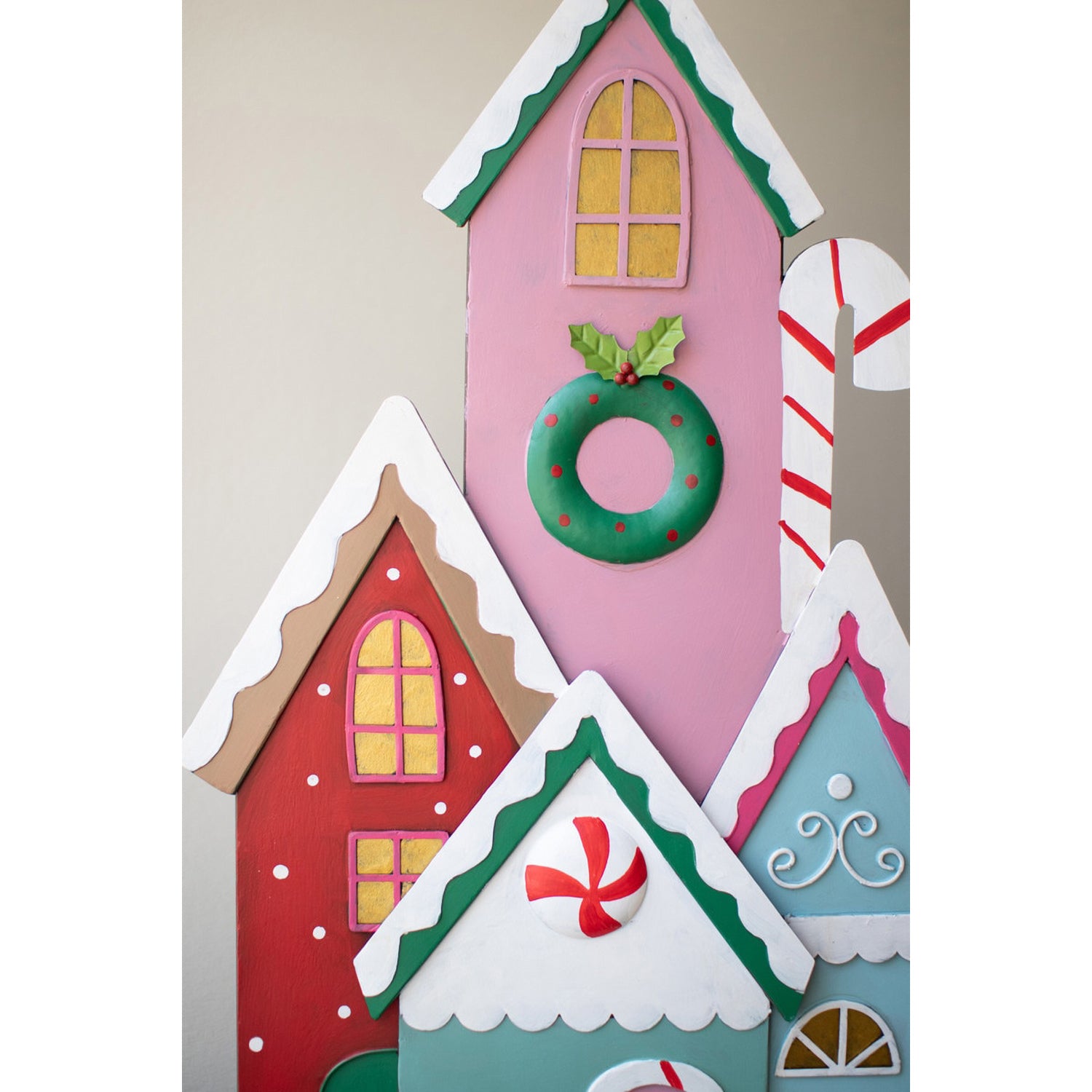 Metal Christmas Village