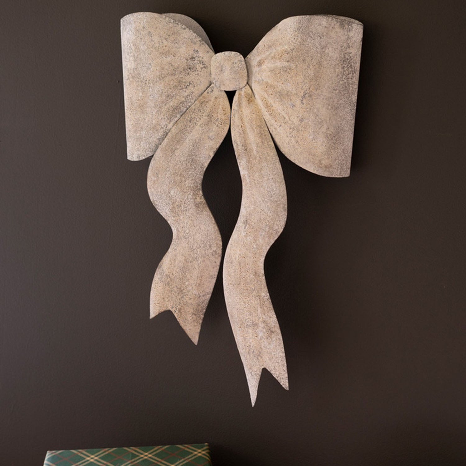 Rustic Christmas Bow Door Hanger