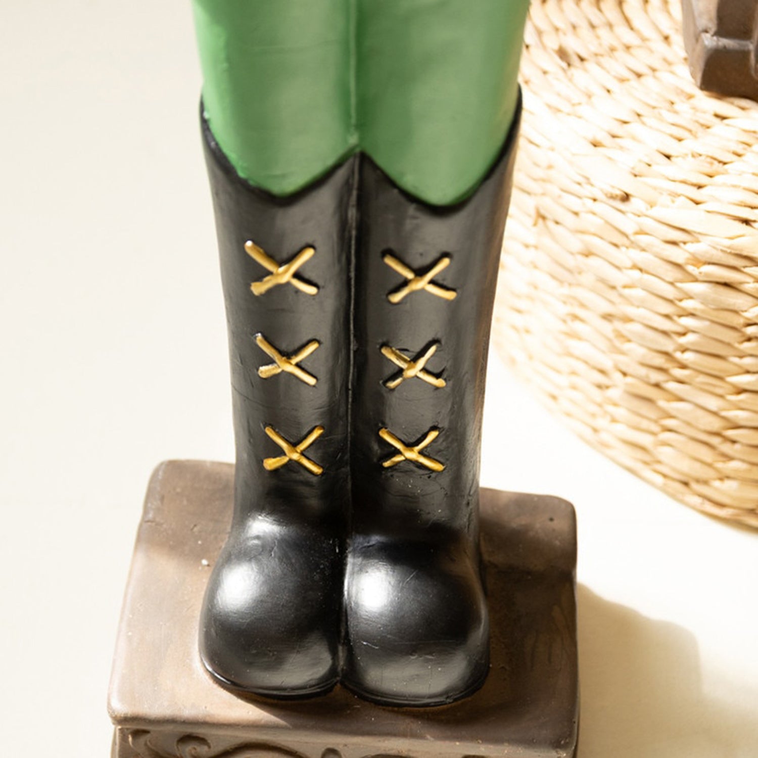 Faux Concrete Christmas Soldier Set of 2