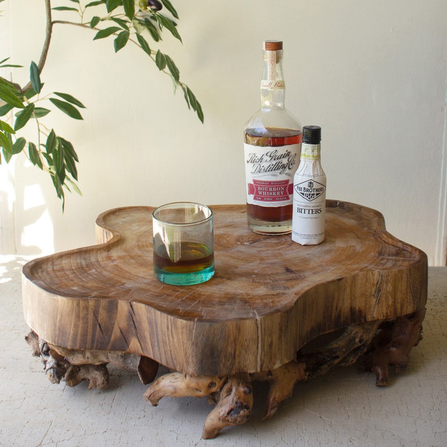 Mulberry Root and Willow Wood Serving Tray