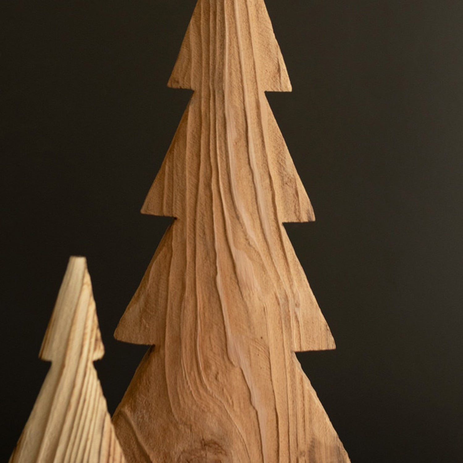 Fir Wood Christmas Tree Set of 2