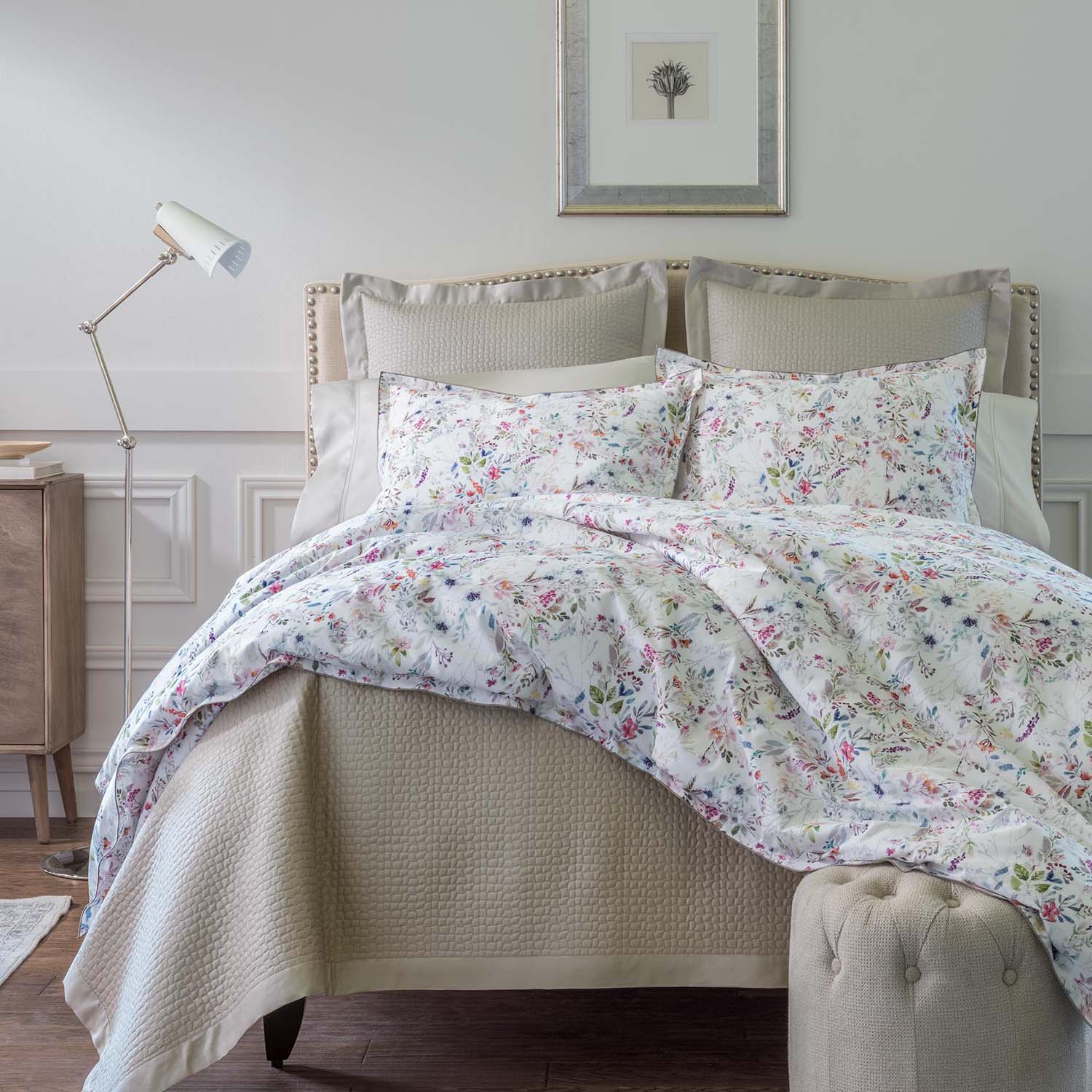 Peacock Alley Chloe Floral Percale Sheet Set