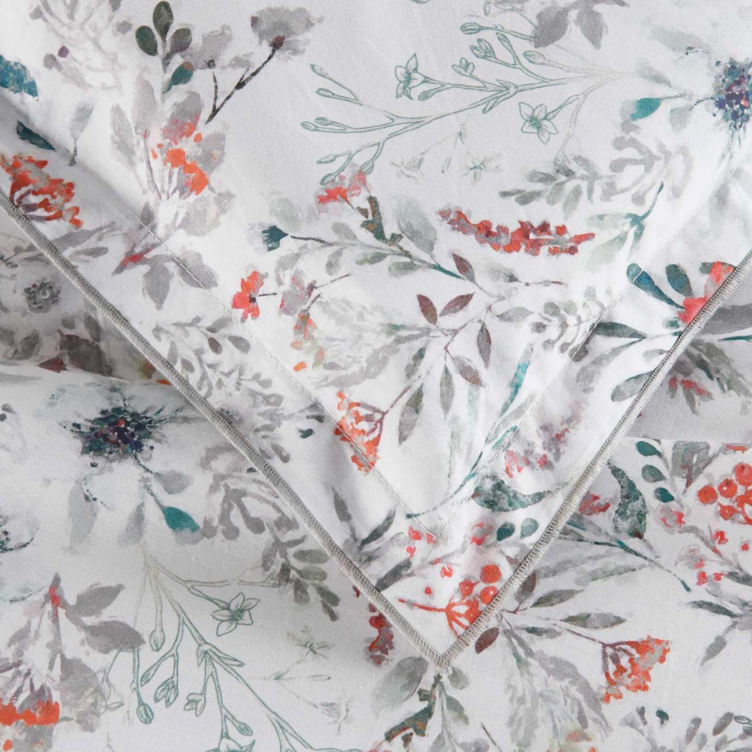 Peacock Alley Chloe Floral Percale Duvet Set