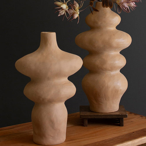 Ceramic Oval Bubble Vase
