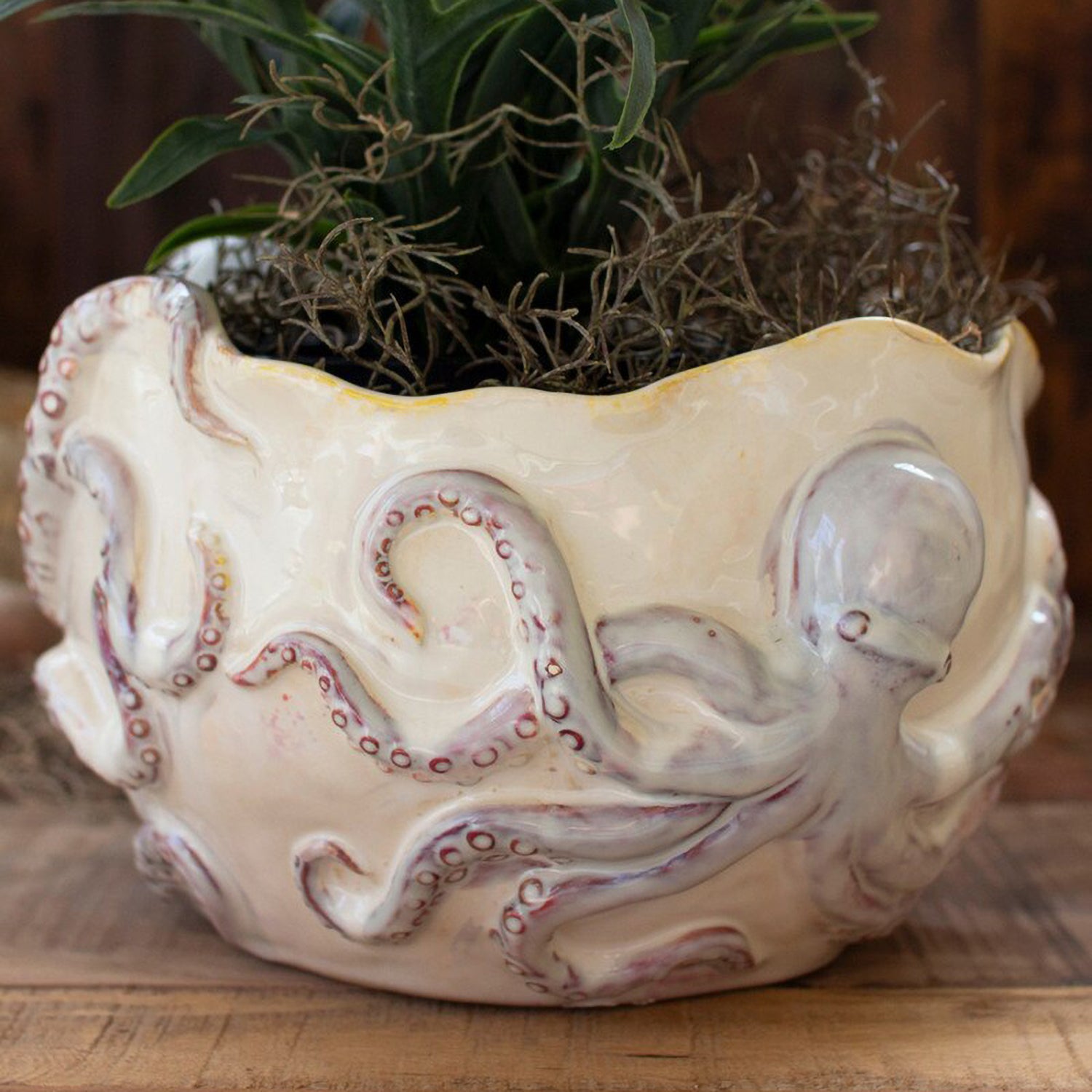 Ceramic Octopus Vase