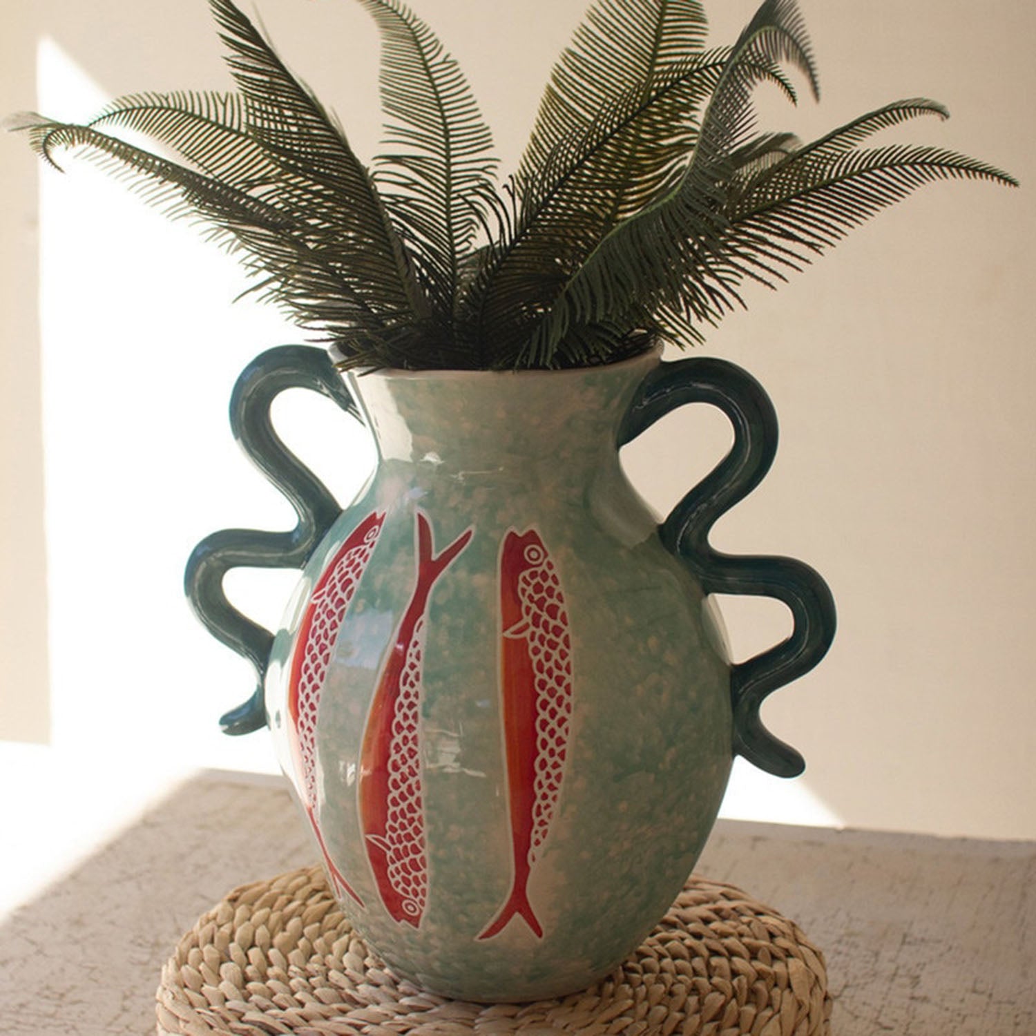 Colorful Fish Vase