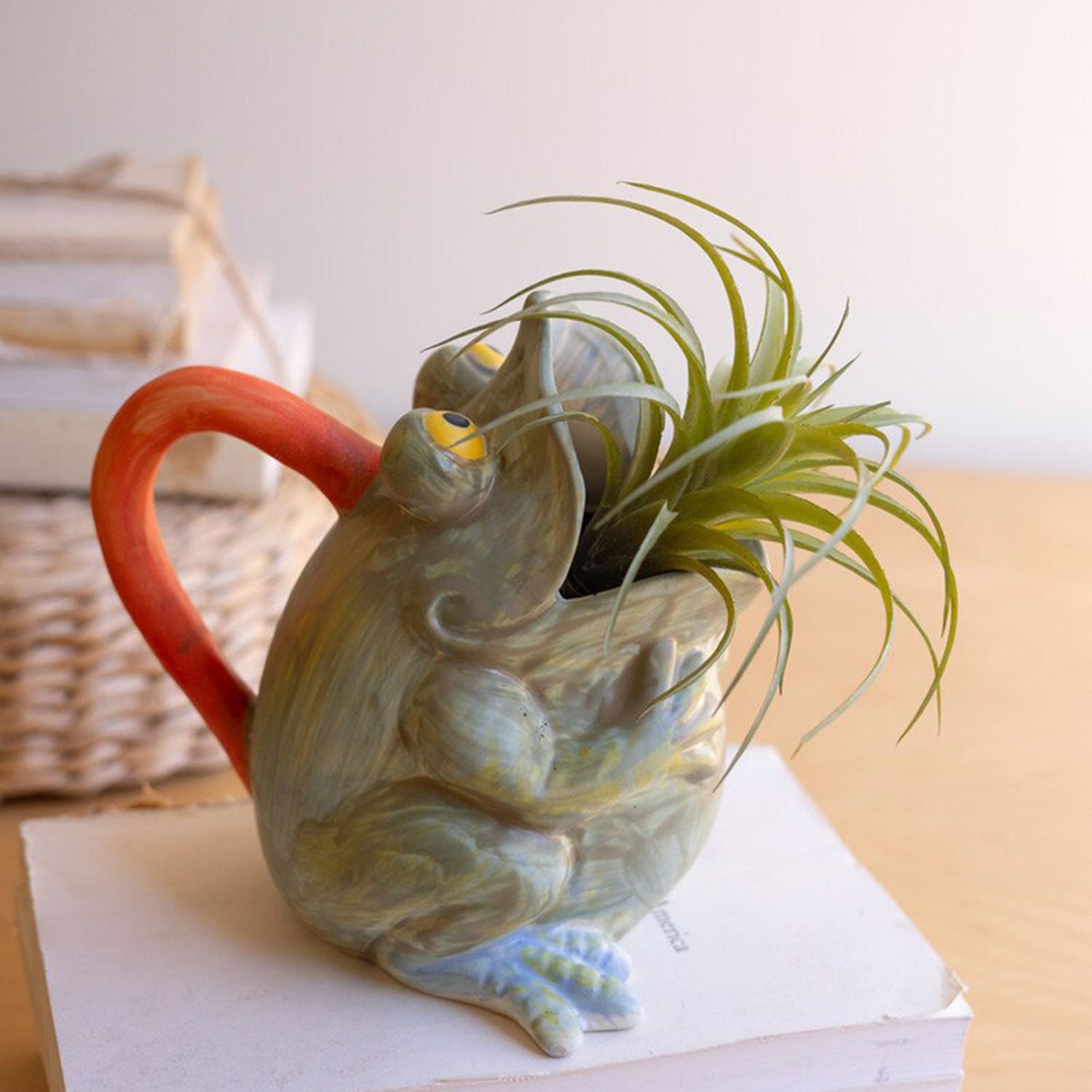 Frog Pitcher Vase
