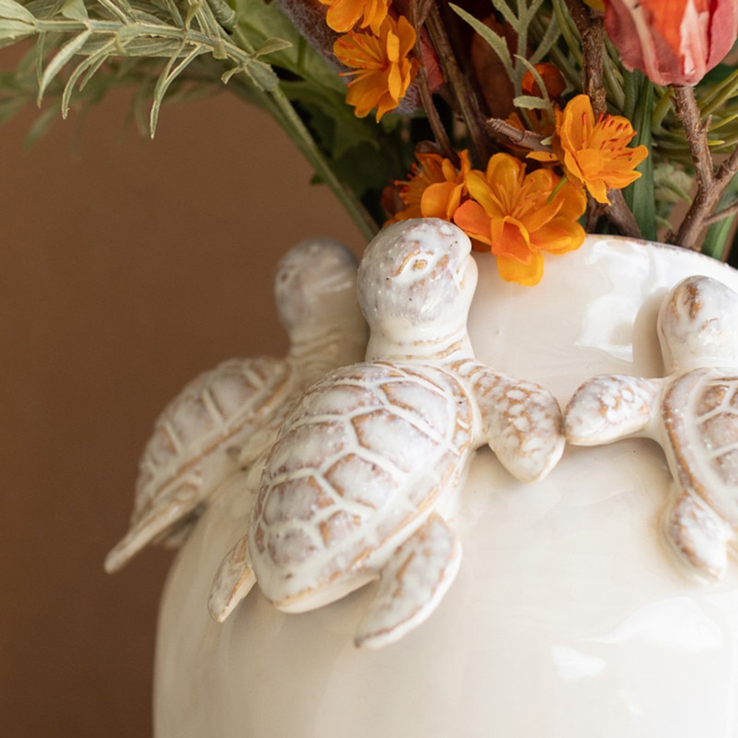 Ceramic Turtles Vase