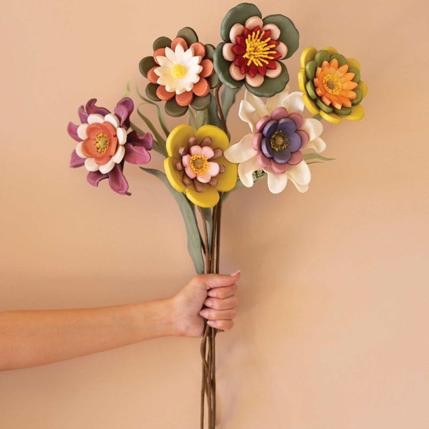 Multi-Colored Botanica Set of 12