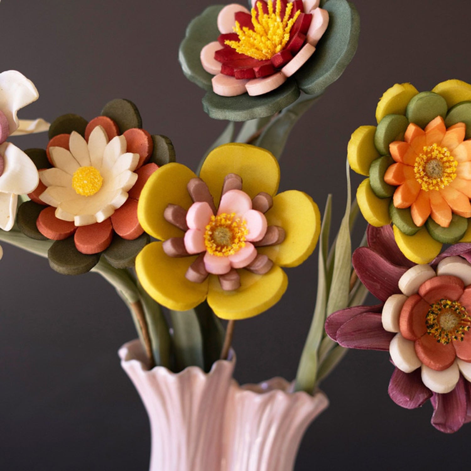 Multi-Colored Botanica Set of 12