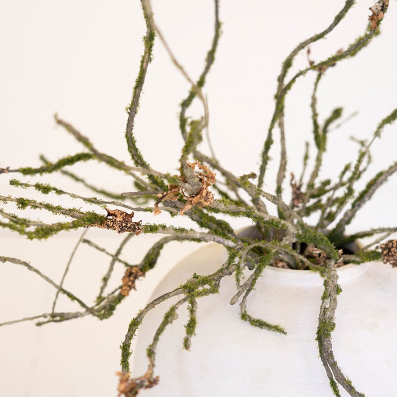 Faux Moss Covered Branch Set of 6