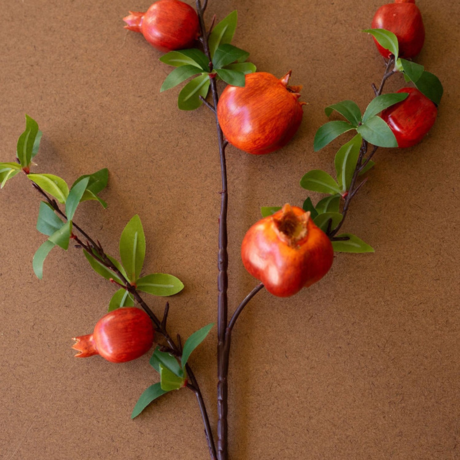 Faux Pomegranate Spray Set of 6