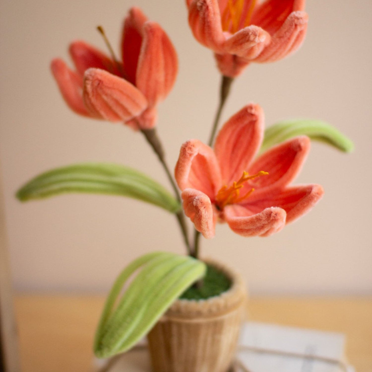 Pipe Cleaner Potted Flowers Set of 4