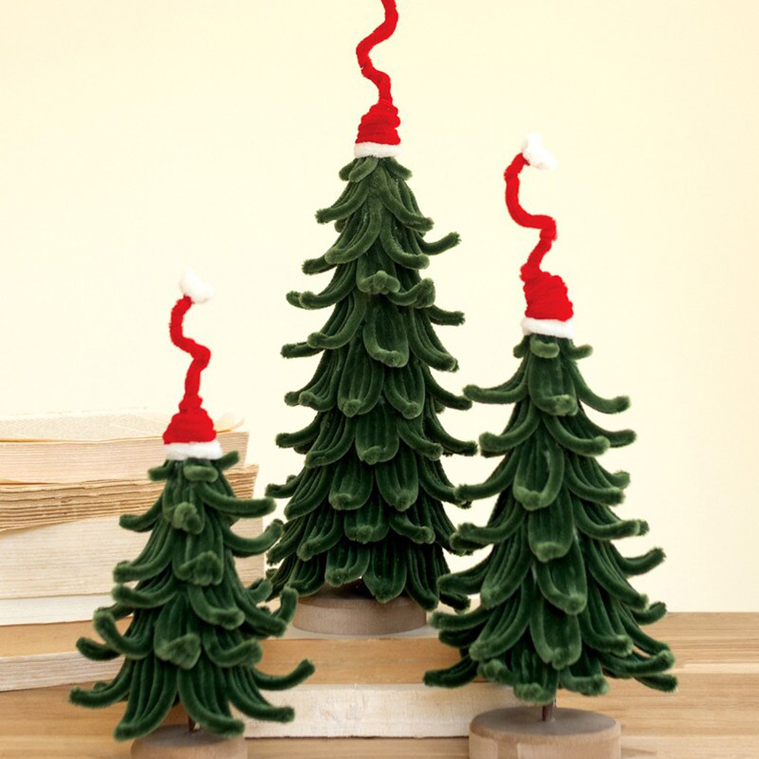 Botanica Christmas Tree with Hat Set of 3