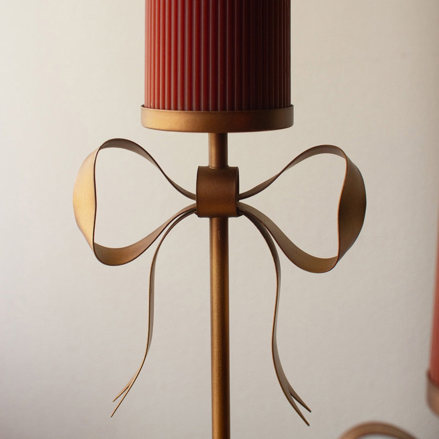 Bow Pillar Candle Stand Set of 3