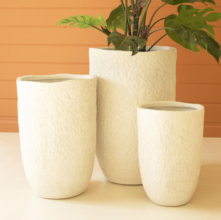 Stone Composite Planter Set of 3
