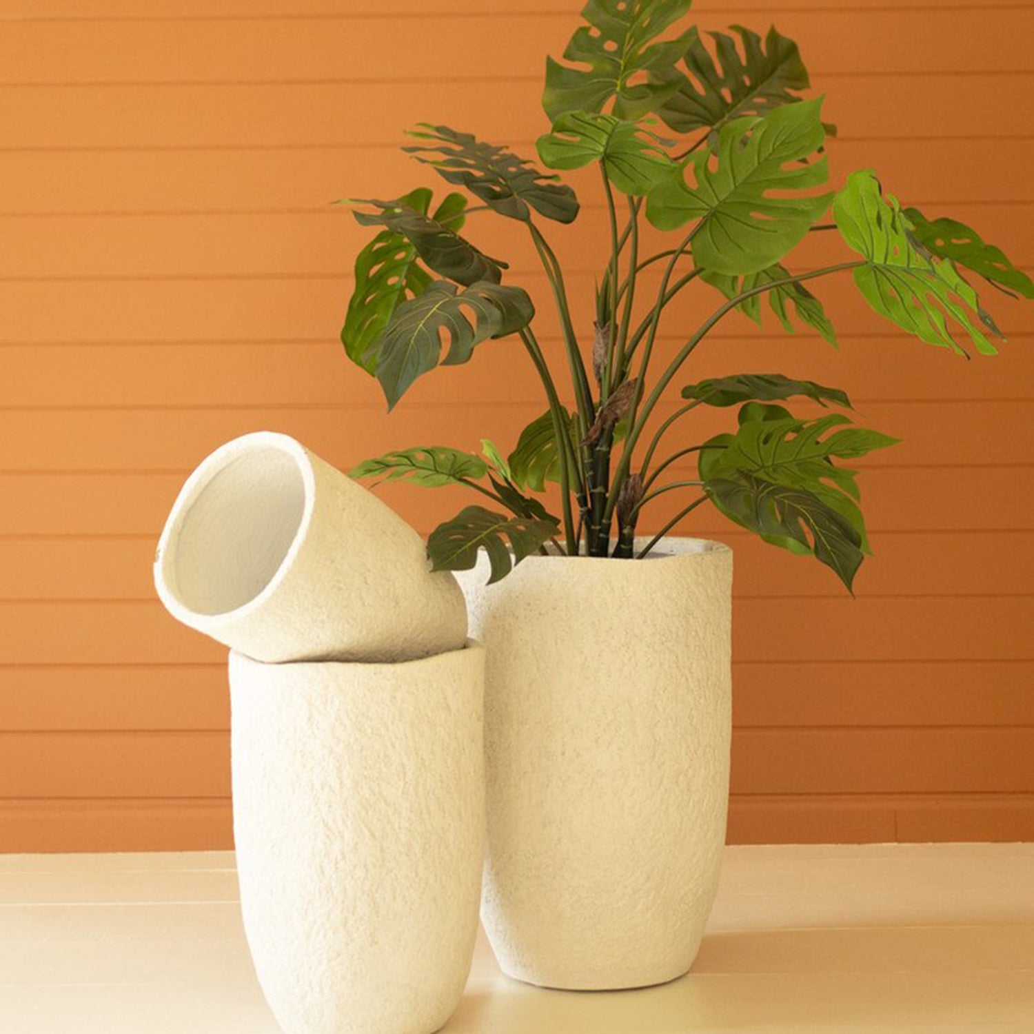 Stone Composite Planter Set of 3