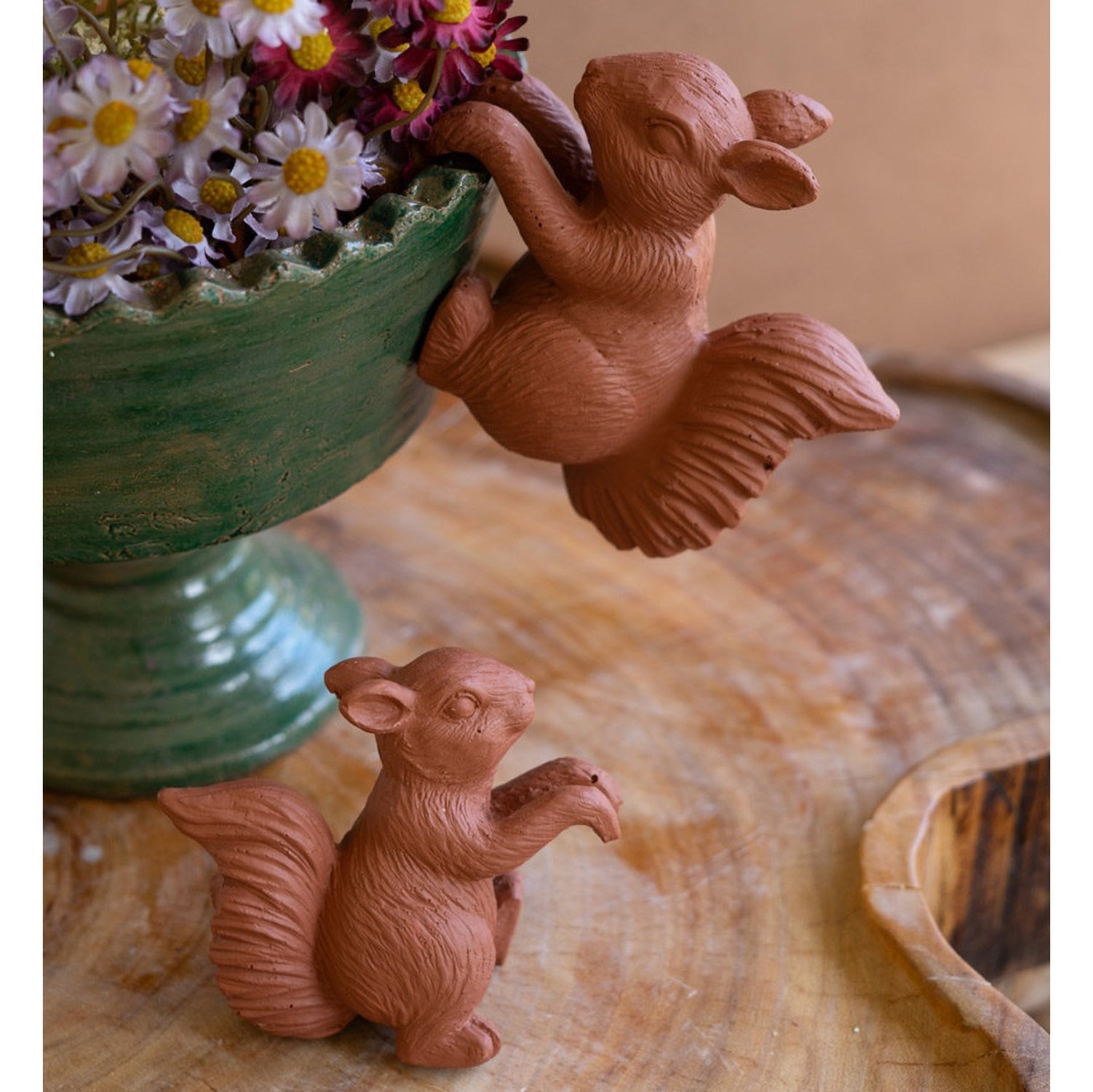 Squirrel Pot Hanger Set of 2