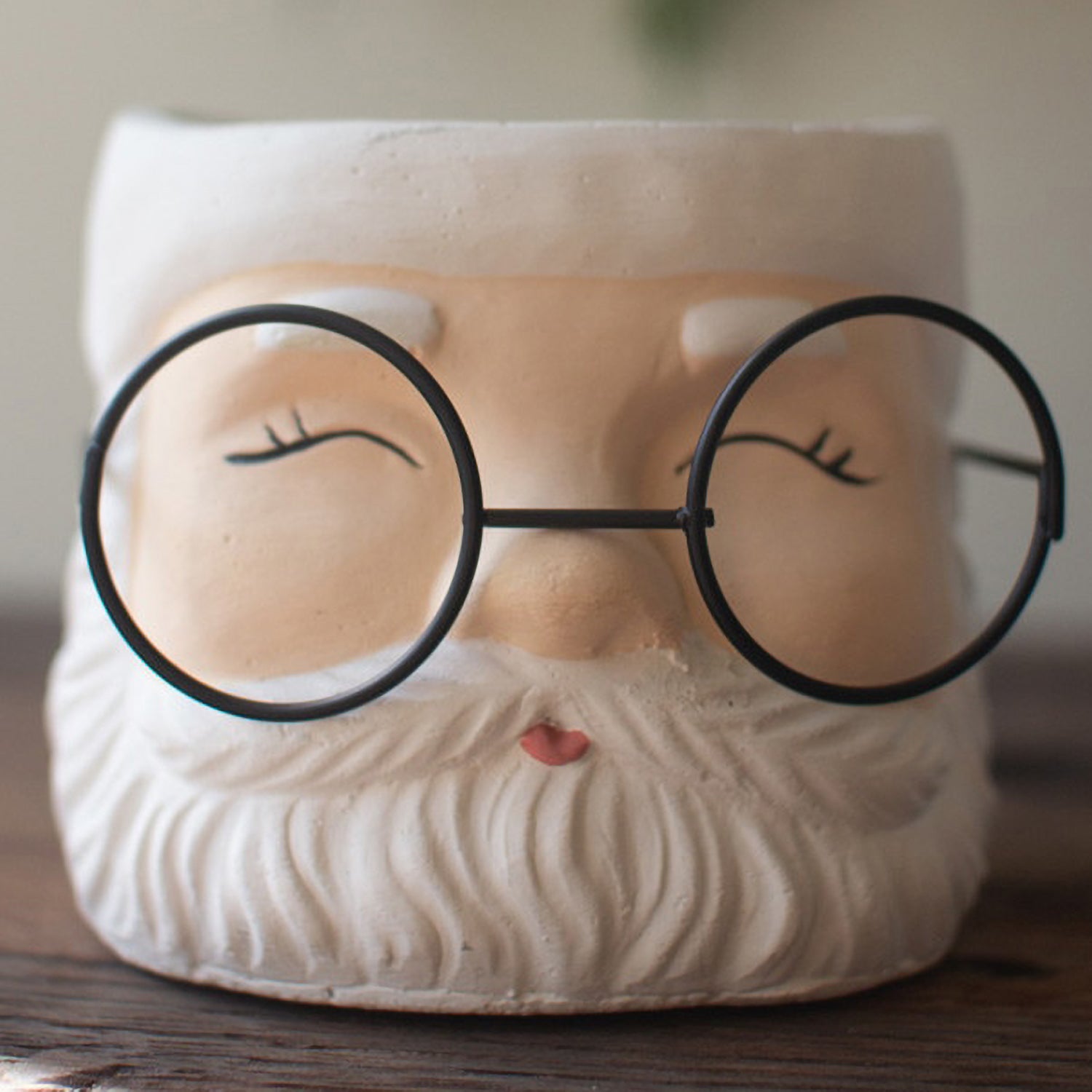 Santa Planter Set of 2