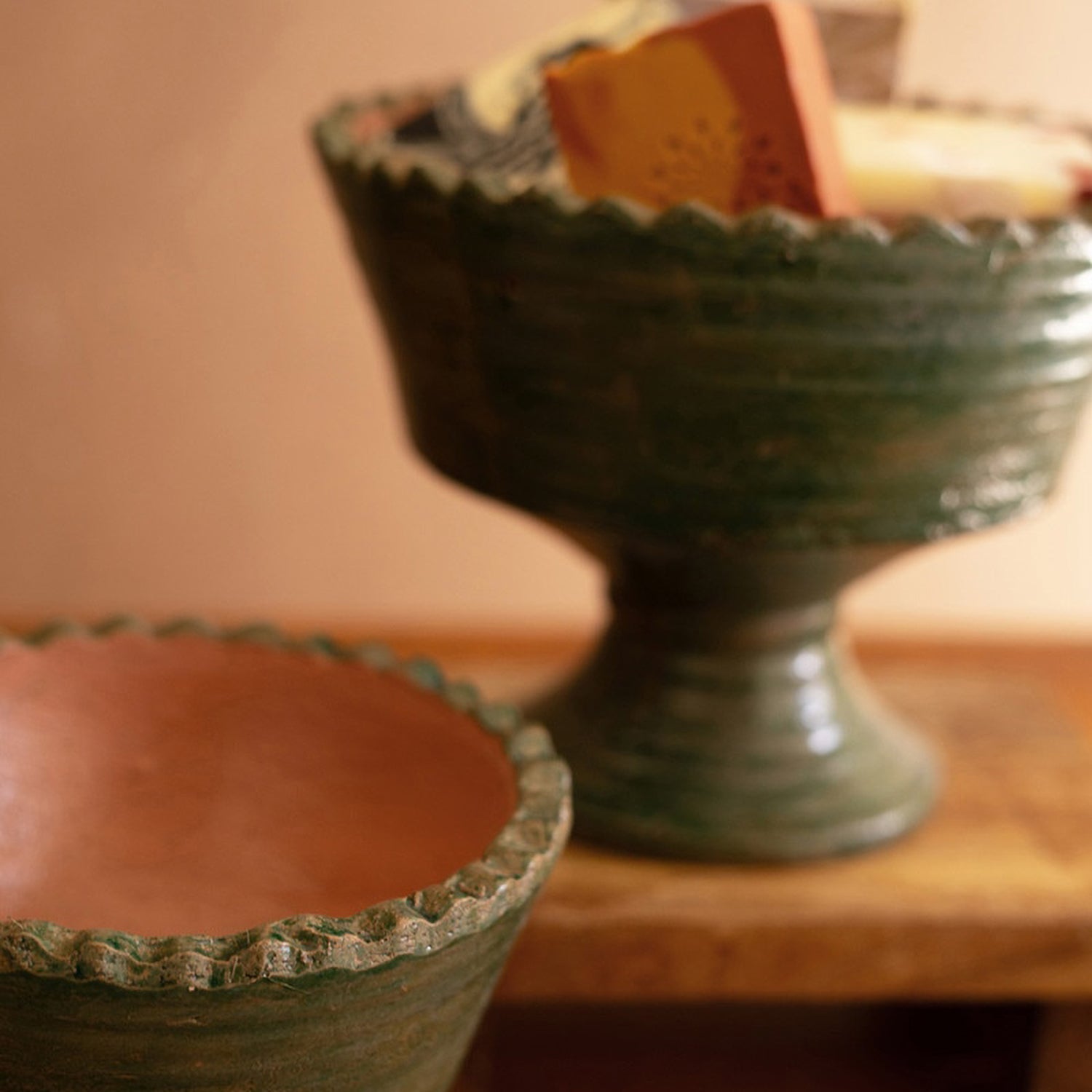 Clay Compote Set of 2