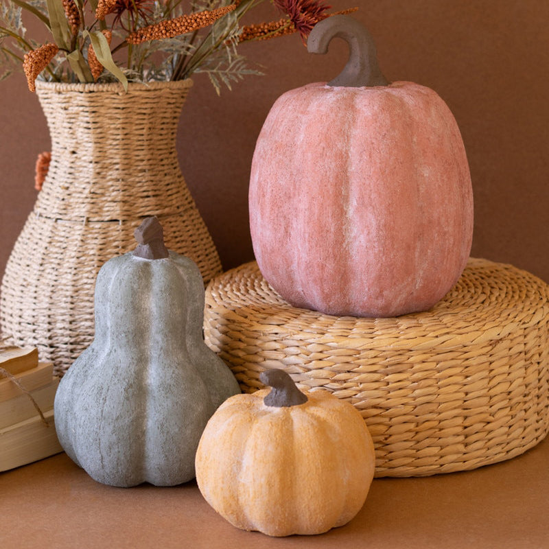 Terracotta Pumpkin Set of 3
