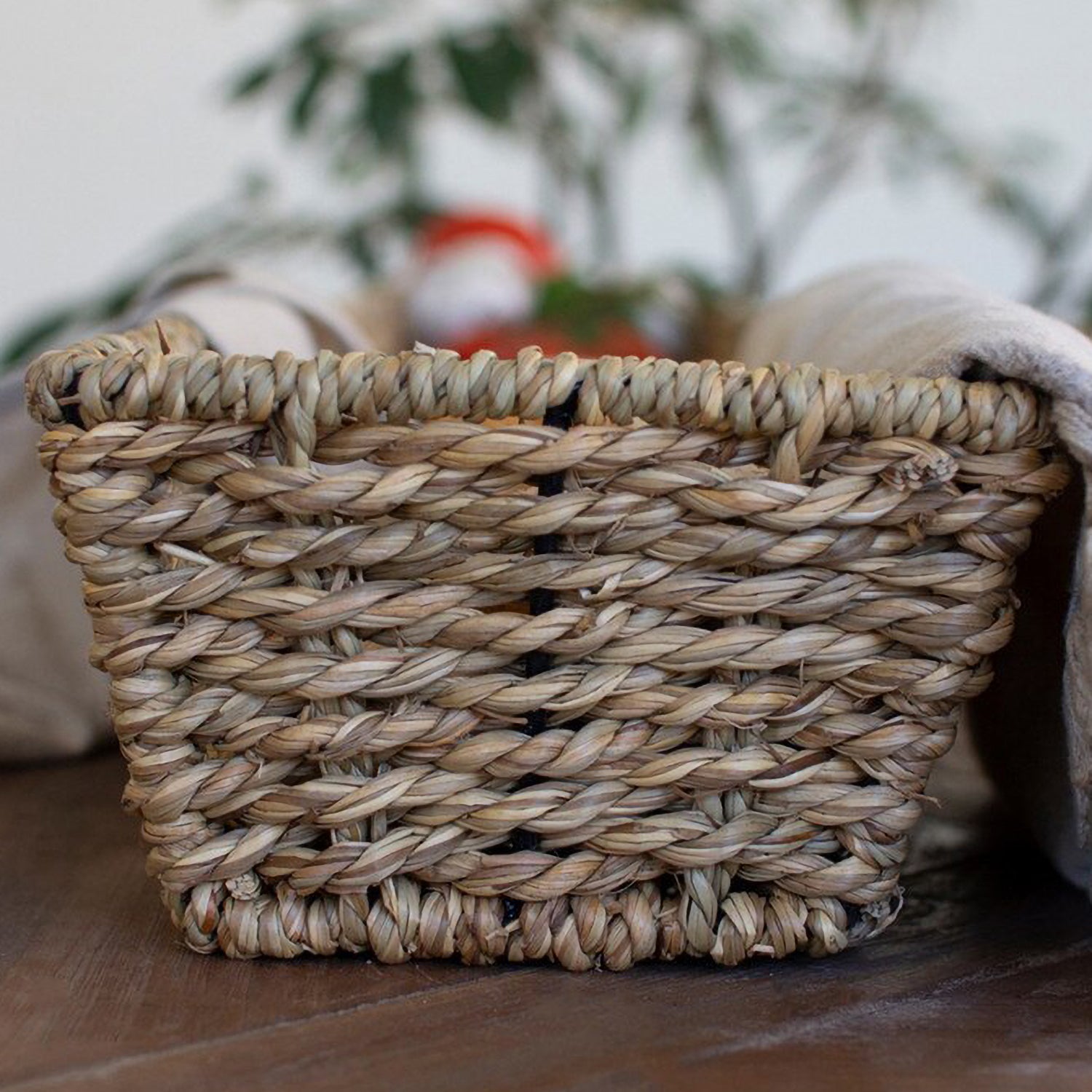 Woven Seagrass Bread Basket Set of 2