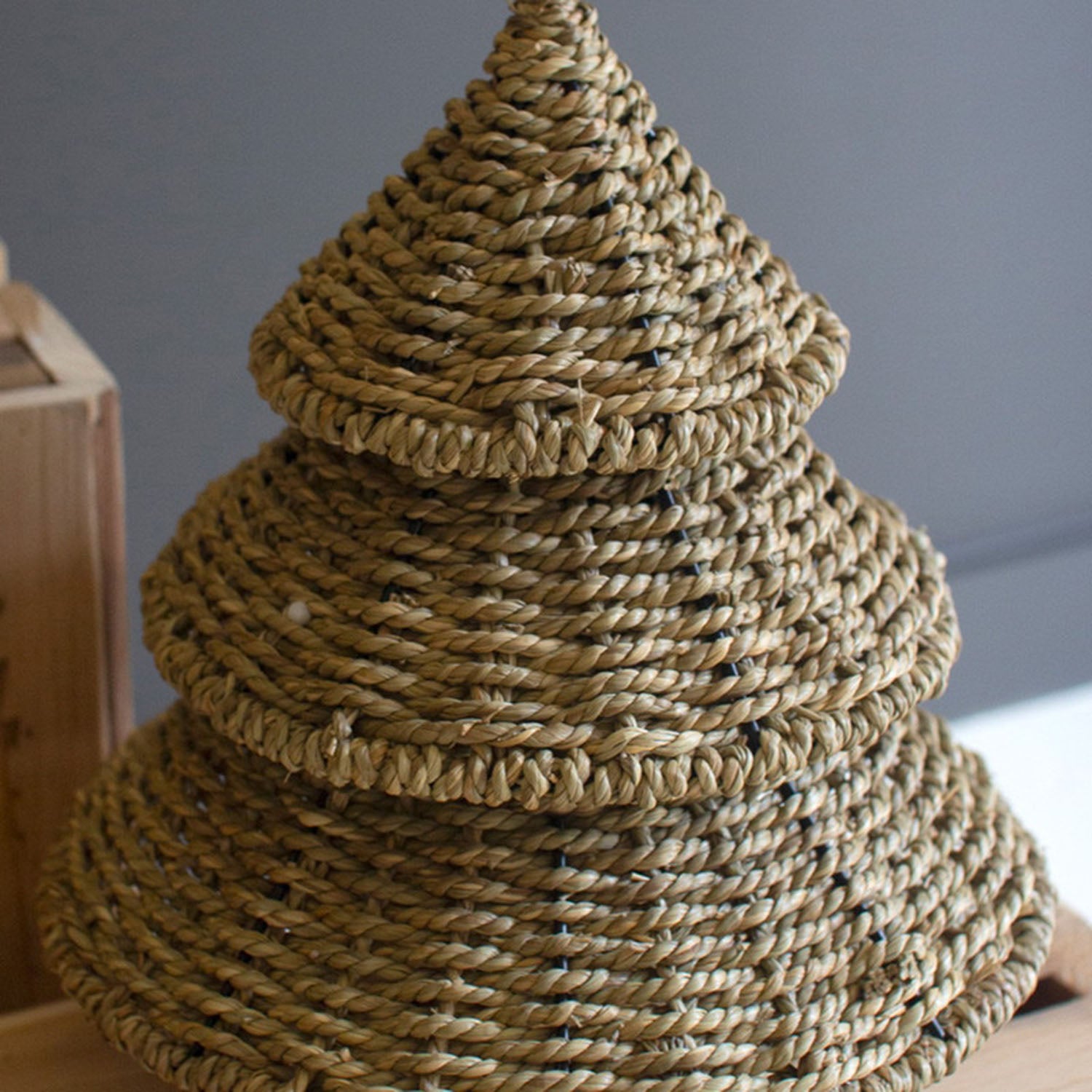 Woven Vine Christmas Trees Set of 2
