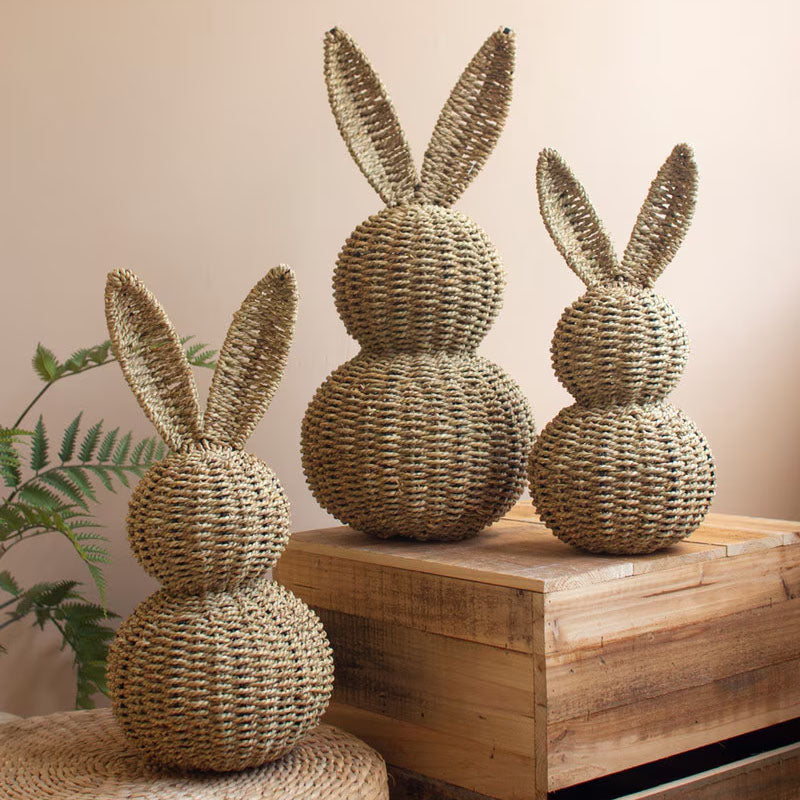 Woven Vine Easter Rabbit Set of 3
