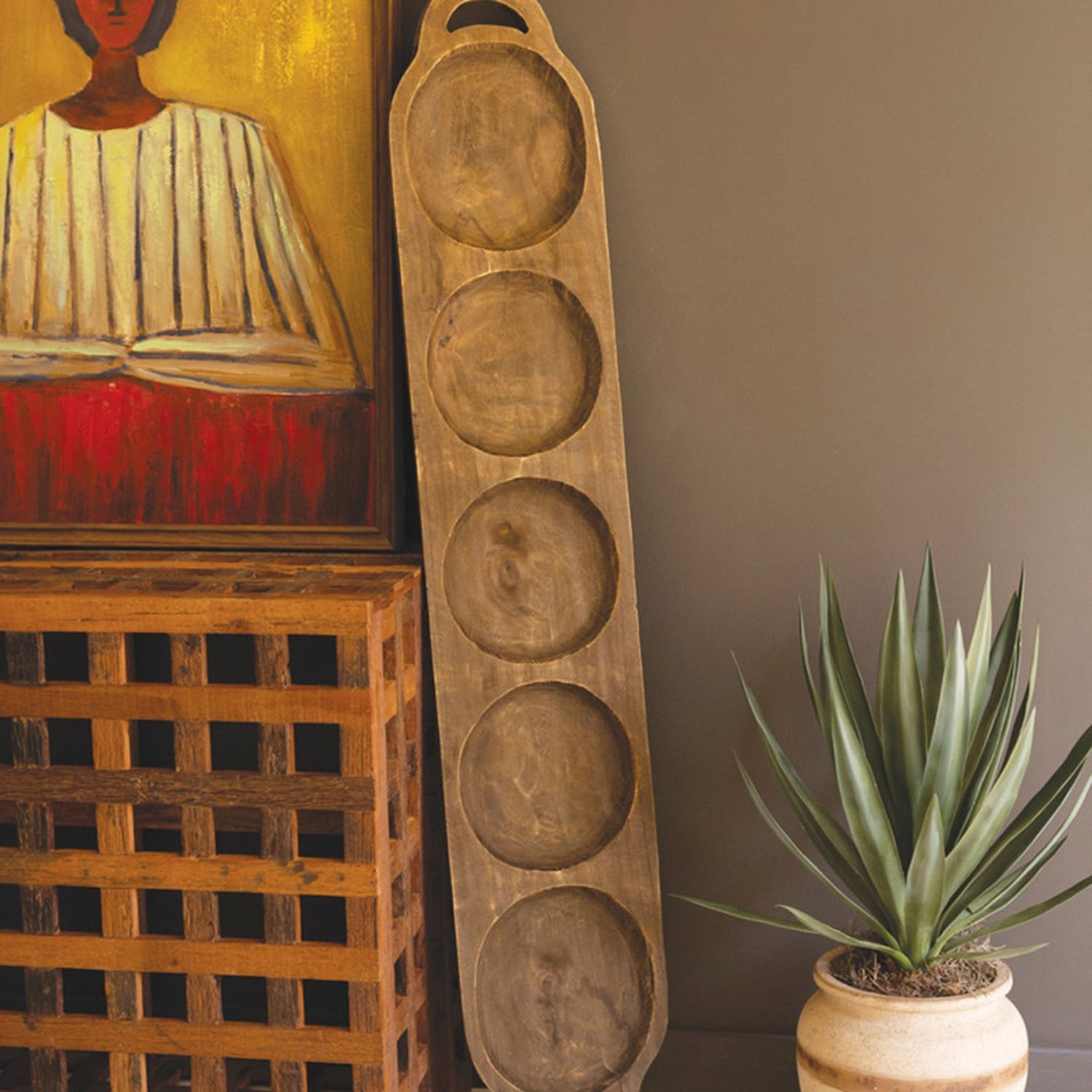 Giant Wood Tray