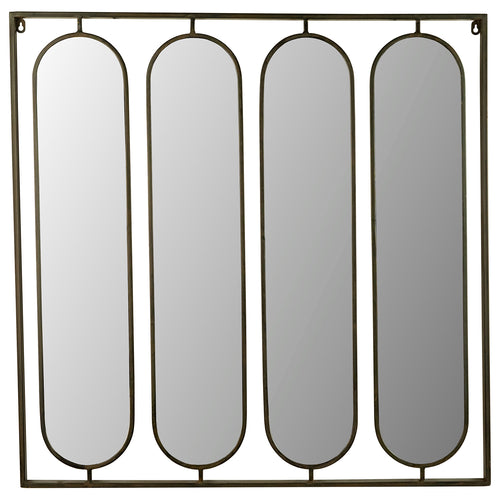 Four Oval Wall Mirror