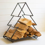 Christmas Tree Firewood Storage