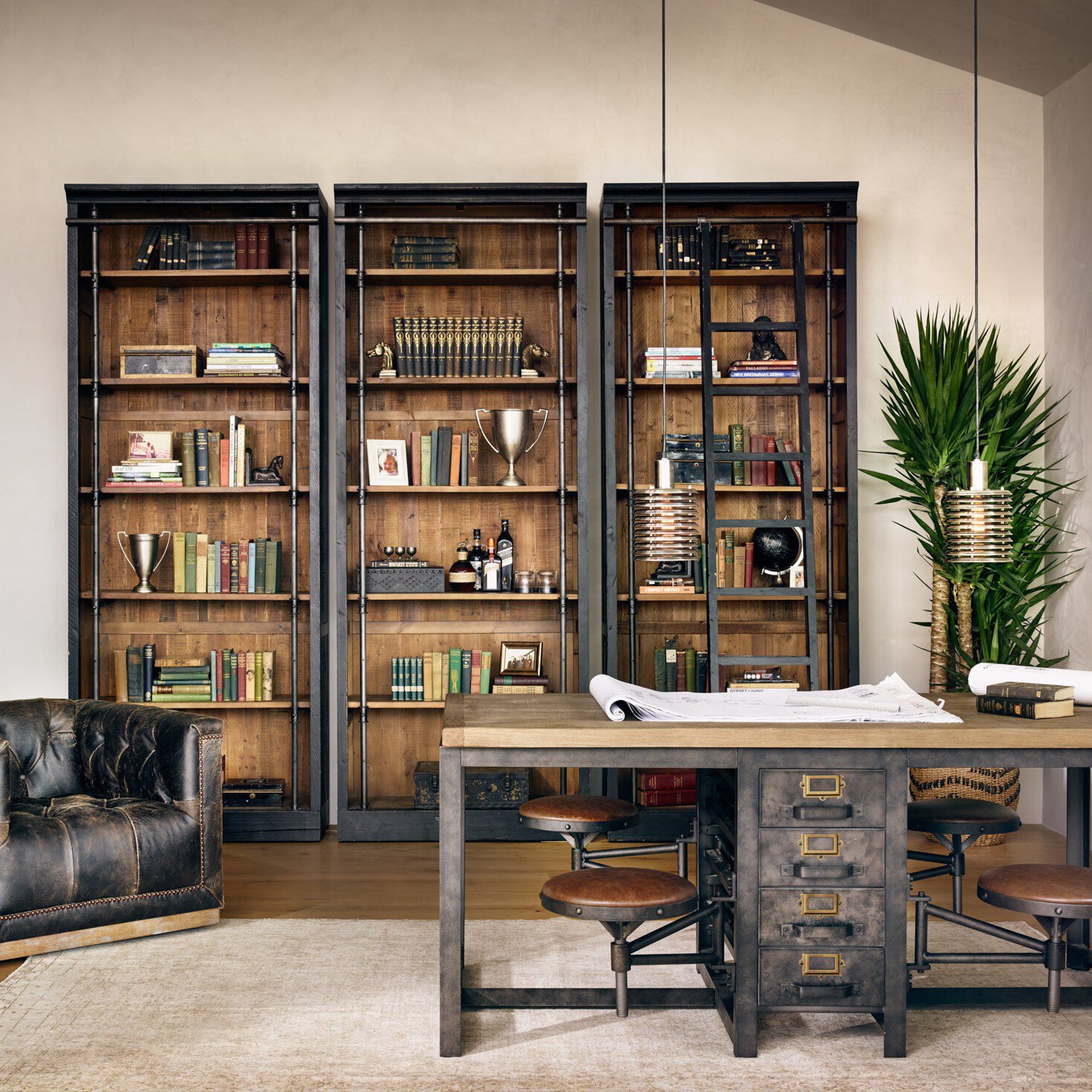 Four Hands Ivy Ladder Bookshelf