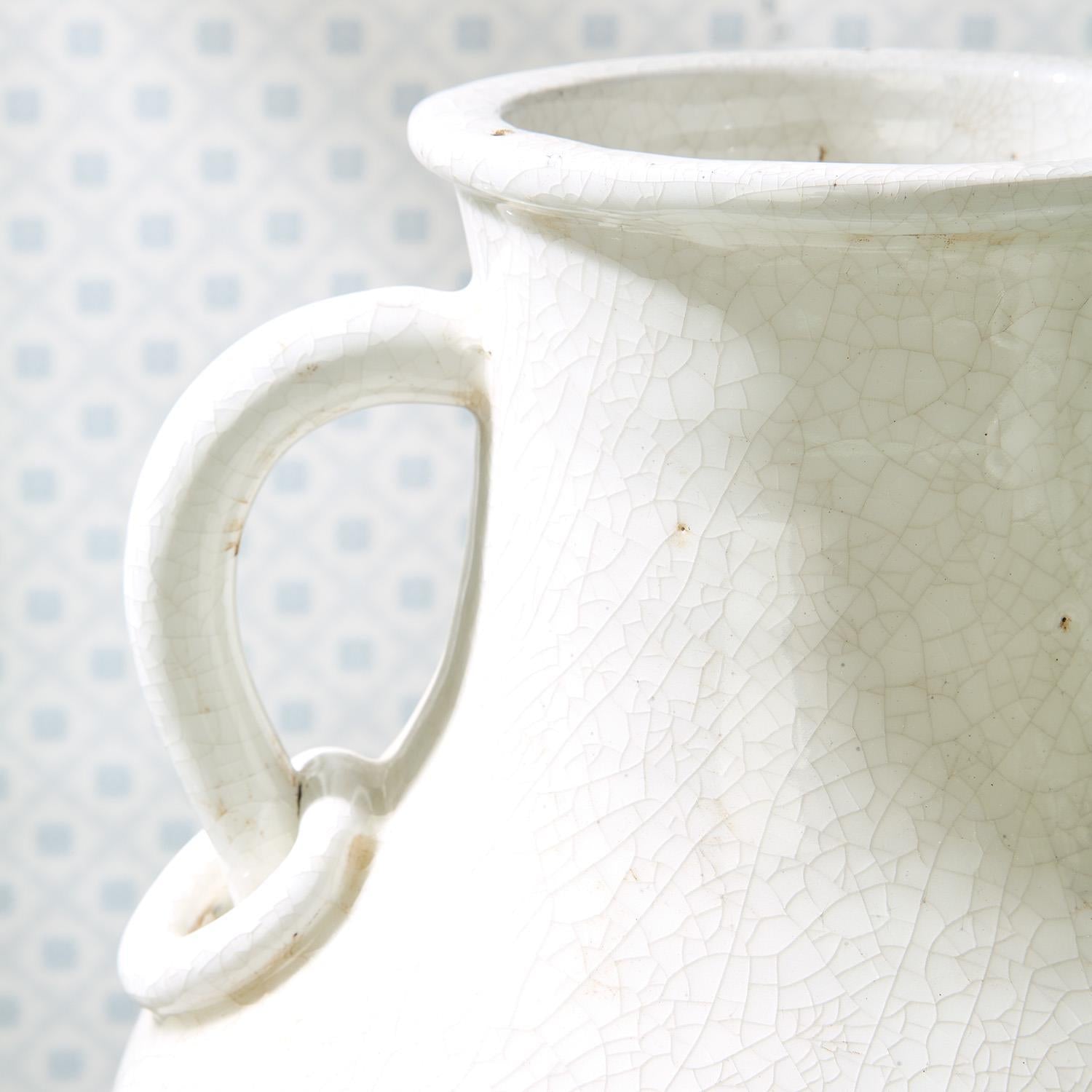 Crackle Two Handles Urn Set of 2