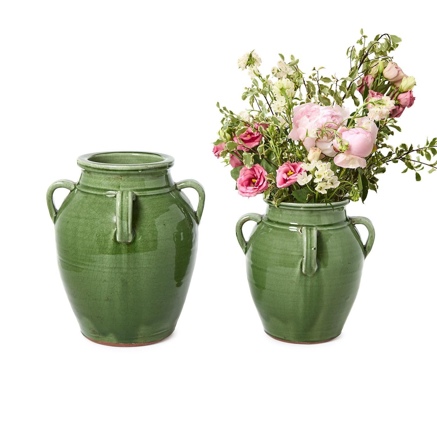 Four Handled Jar Set of 2