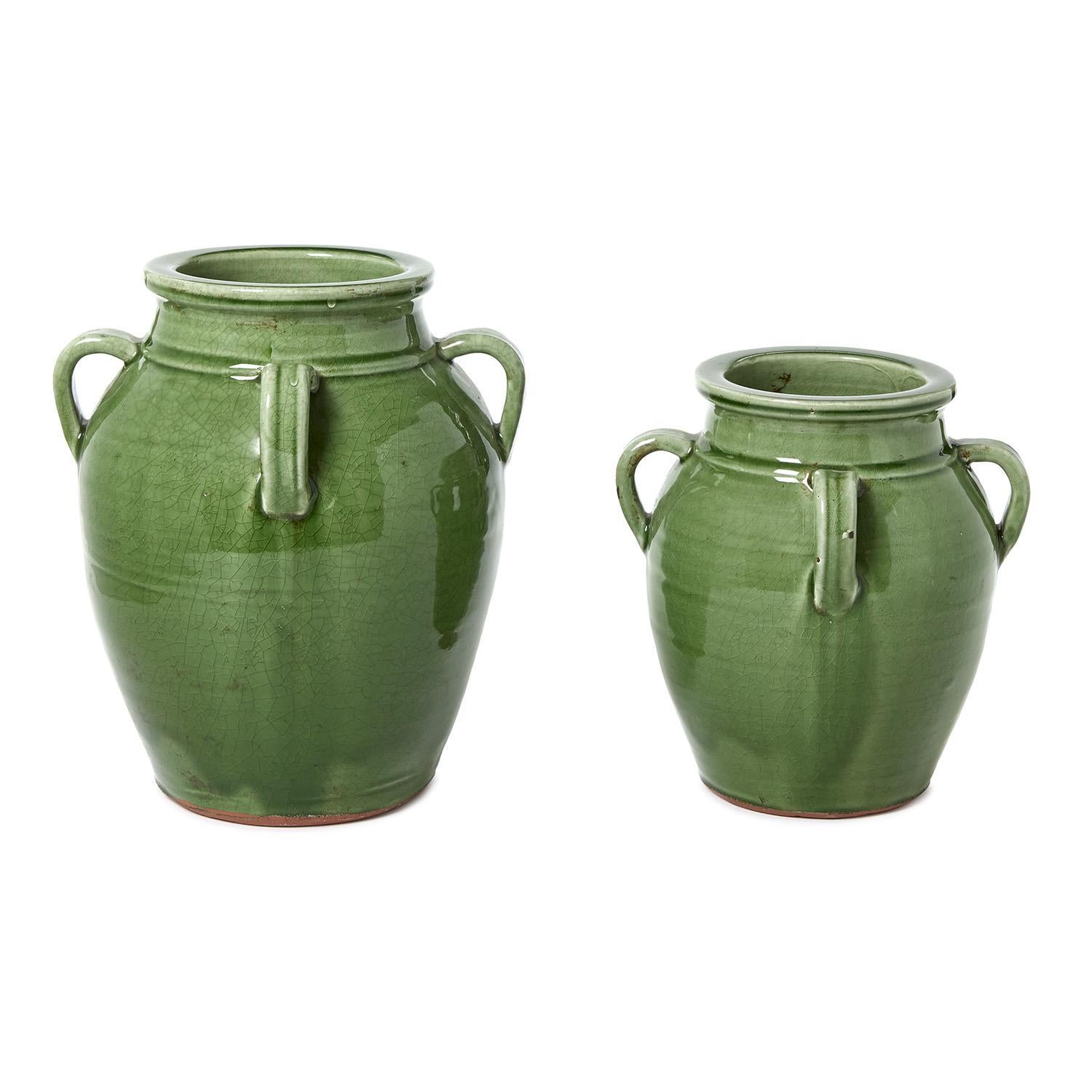 Four Handled Jar Set of 2