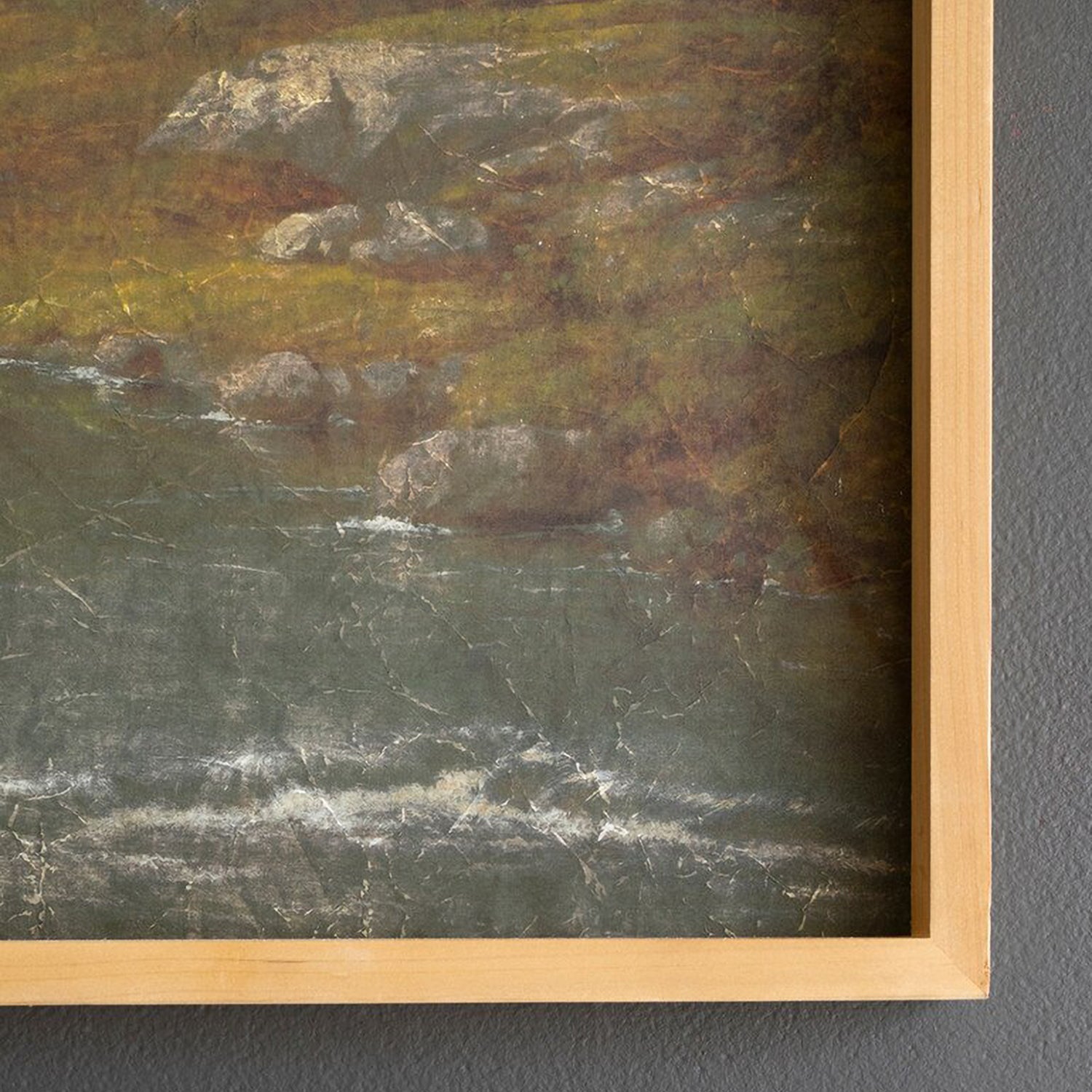 Wood Framed Landscape Artwork