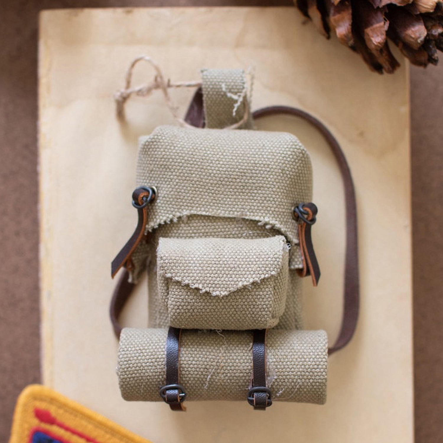 Backpack Christmas Ornament Set of 4