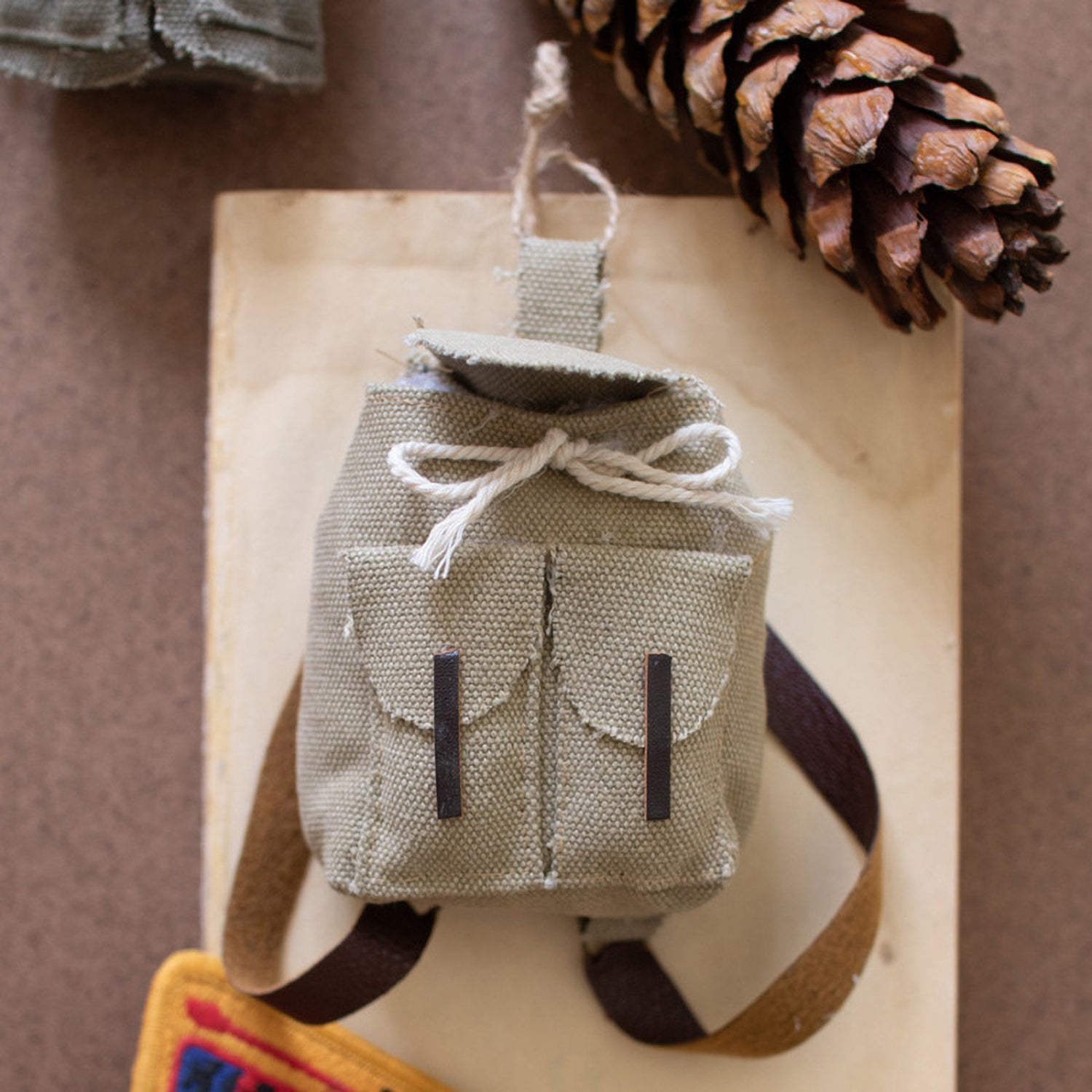 Backpack Christmas Ornament Set of 4