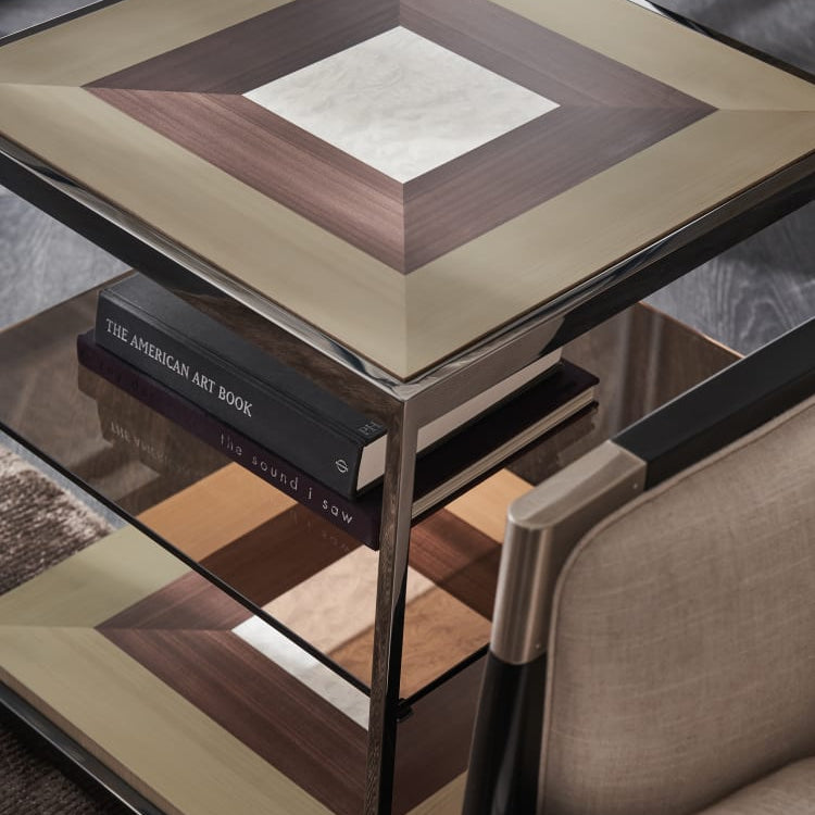 Caracole Impossible Cube End Table