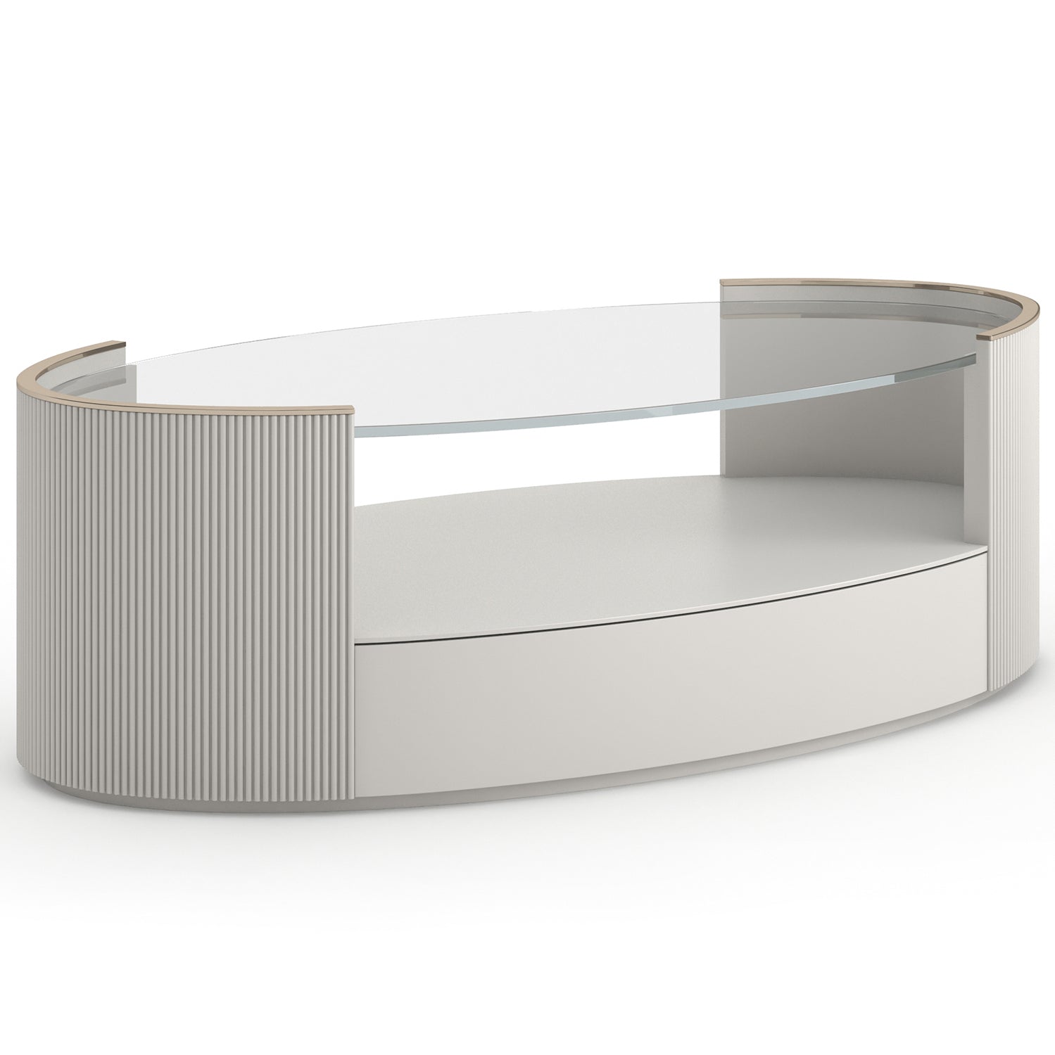 Caracole Love Oval Cocktail Table