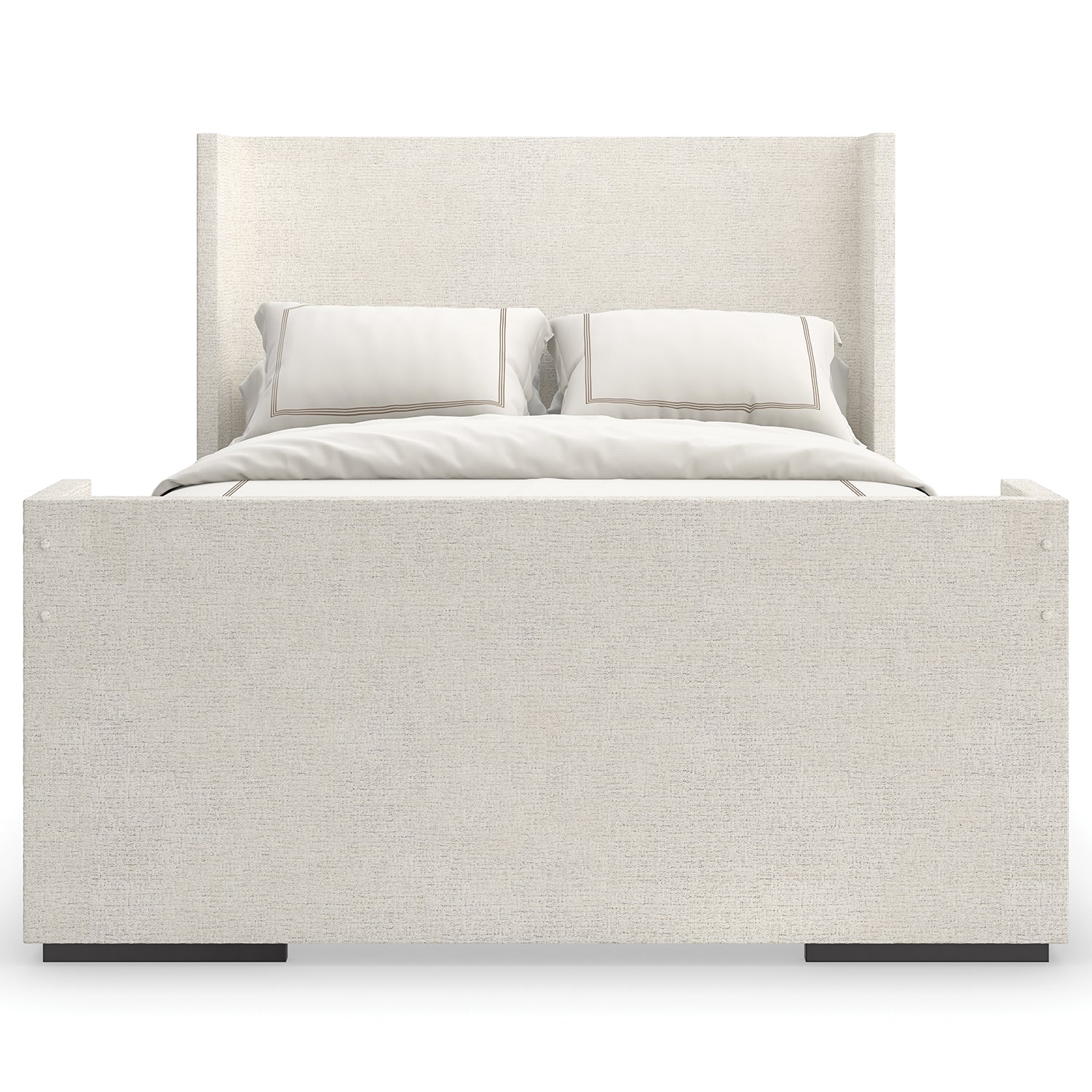 Caracole Shelter Me Bed showing Poplar construction