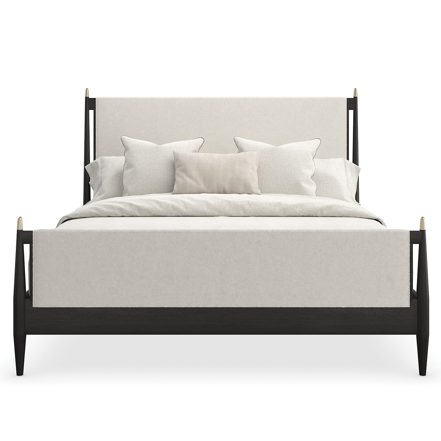 Rhythm Bed detail of asian hardwood