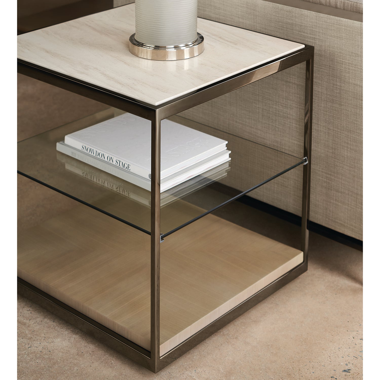 Caracole Quadrant Side Table