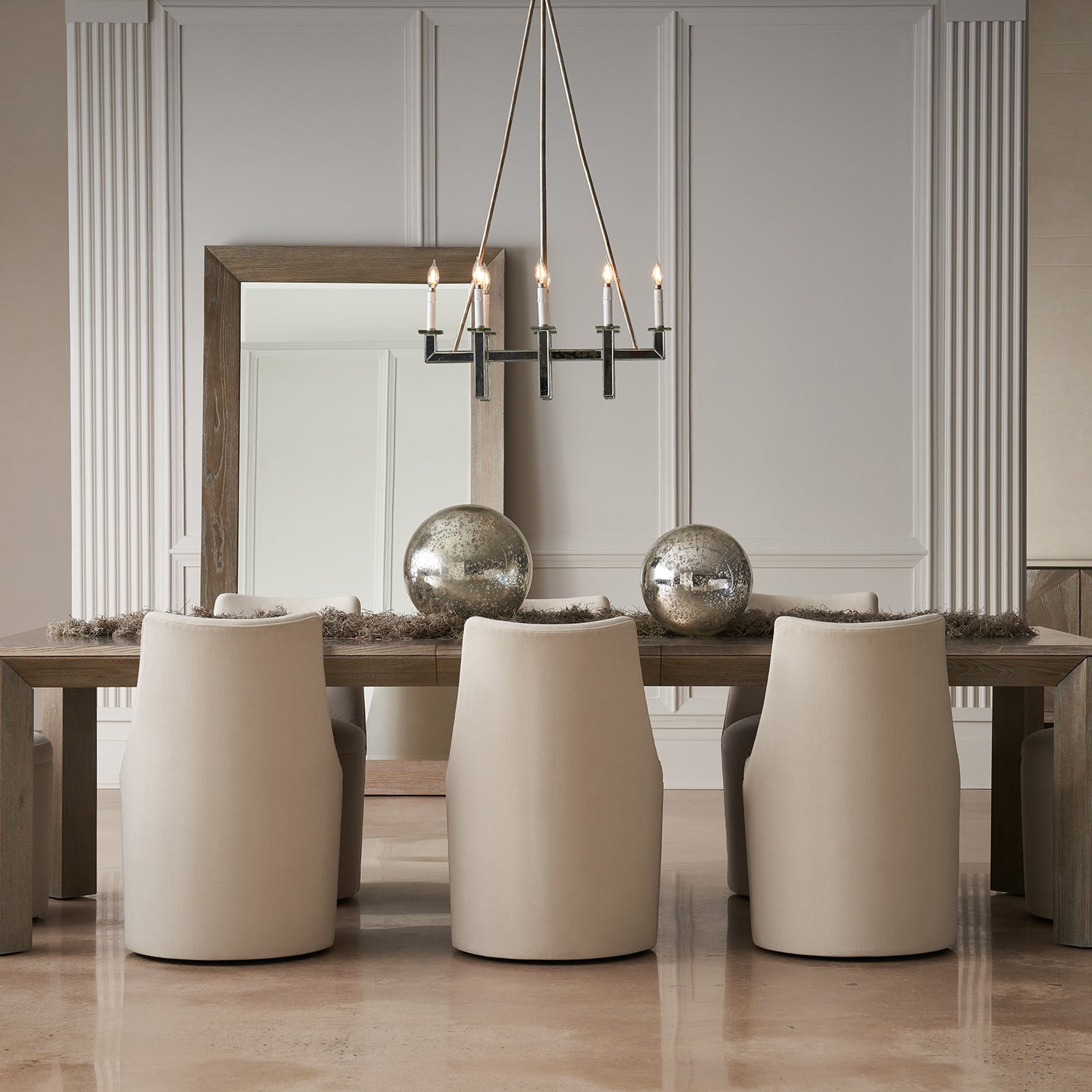 Caracole Barrel Roll Dining Chair Set of 2